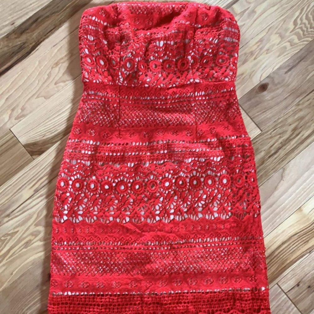 Strapless dress